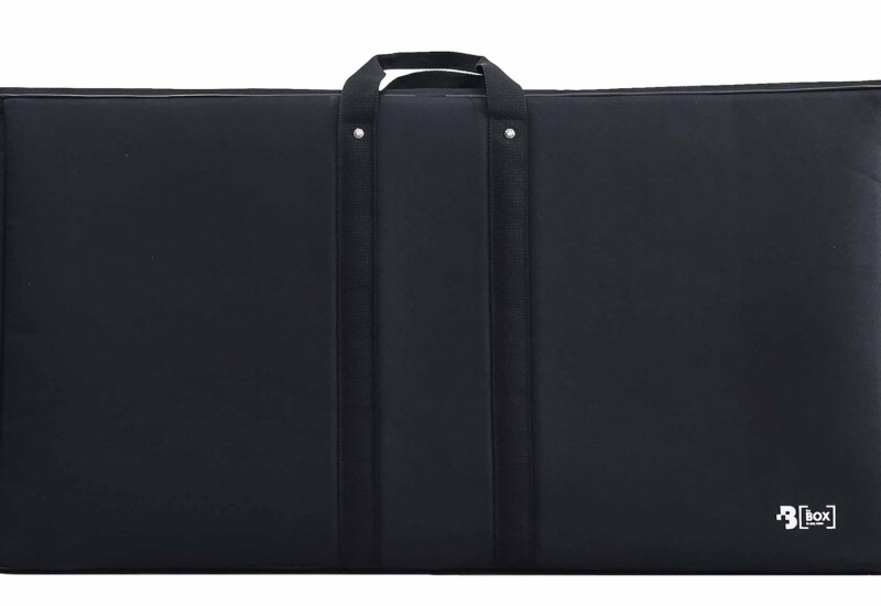 Borsa rigida per plexi monitor 108x13 h 30 cm