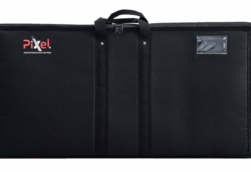 Borsa rigida per plexi monitor 108x13 h 30 cm