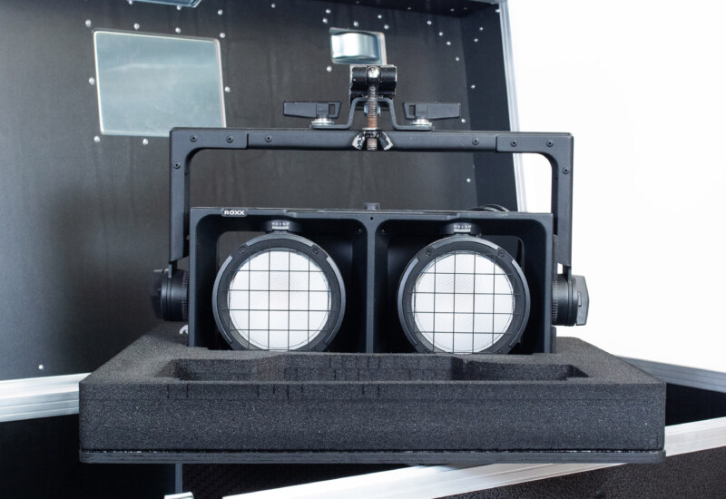 Flight case for Roxx B2 S2 with 8 compartments