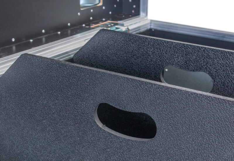 Two modules standard flight case