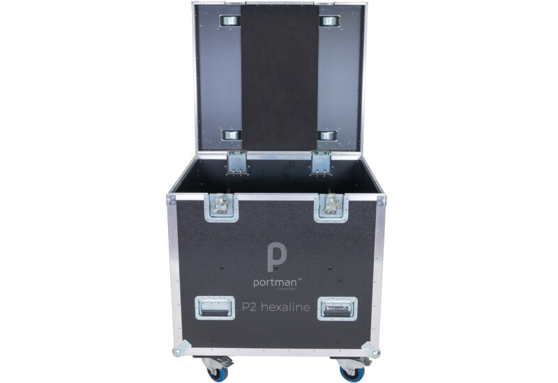 Flight case for Portman Evo P2 with 3 compartments