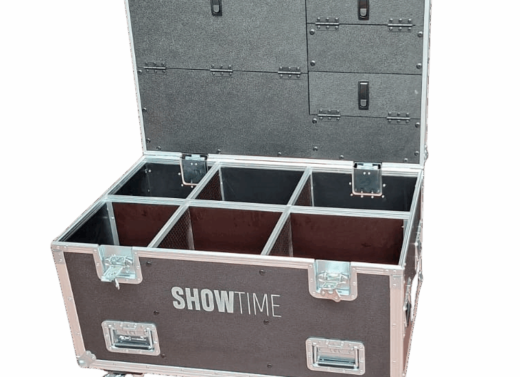 Flight case professionale con divisori fissi