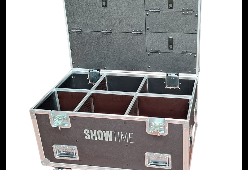 Flight case professionale con divisori fissi
